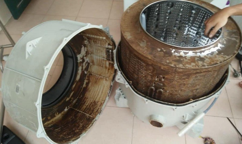ve sinh may giat samsung