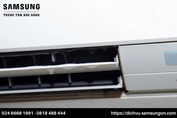Cách xử lý khi điều hòa Samsung chảy nước