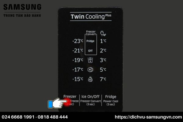 Cách reset tủ lạnh Samsung khi báo lỗi