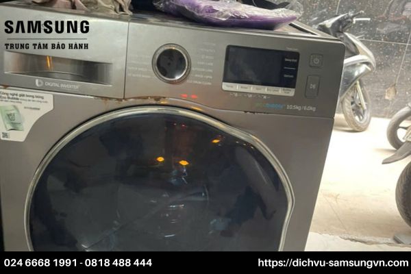 may giat samsung khong xa nuoc 1 Dấu hiệu nhận biết máy giặt Samsung không xả nước