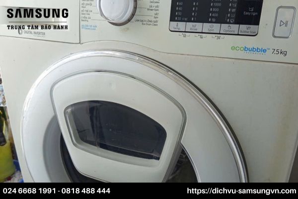 Dấu hiệu nhận biết khóa cửa máy giặt Samsung gặp sự cố
