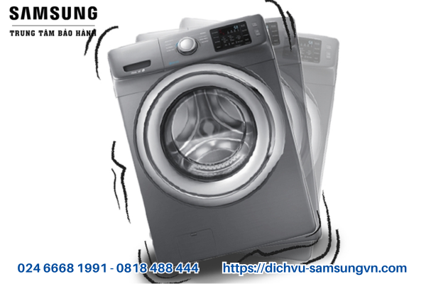 Máy giặt Samsung bị rung lắc mạnh khi vắt có nguy hiểm không