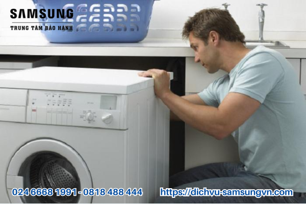 máy giặt samsung bị rung lắc mạnh khi vắt Cách xử lý máy giặt Samsung bị rung lắc mạnh khi vắt tại nhà