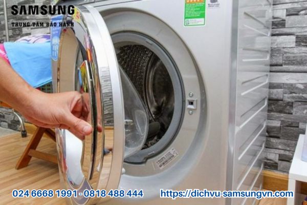 may giat samsung cua ngang khong mo duoc cua 2 Một số nguyên nhân khiến máy giặt Samsung cửa ngang không mở được cửa