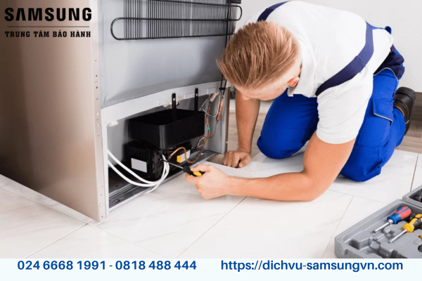 thay lốc tủ lạnh Samsung Inverter 3 Kiểm tra và xác định nguyên nhân hỏng lốc