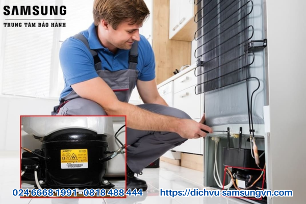 thay lốc tủ lạnh Samsung Inverter 5 Không nên tự thay lốc tủ lạnh tại nhà