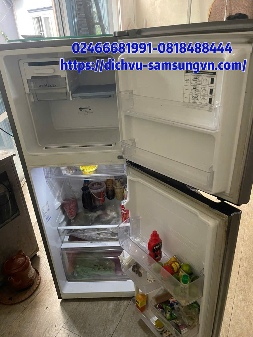 Tủ lạnh samsung chảy nước nguyên nhân và cách khắc phục