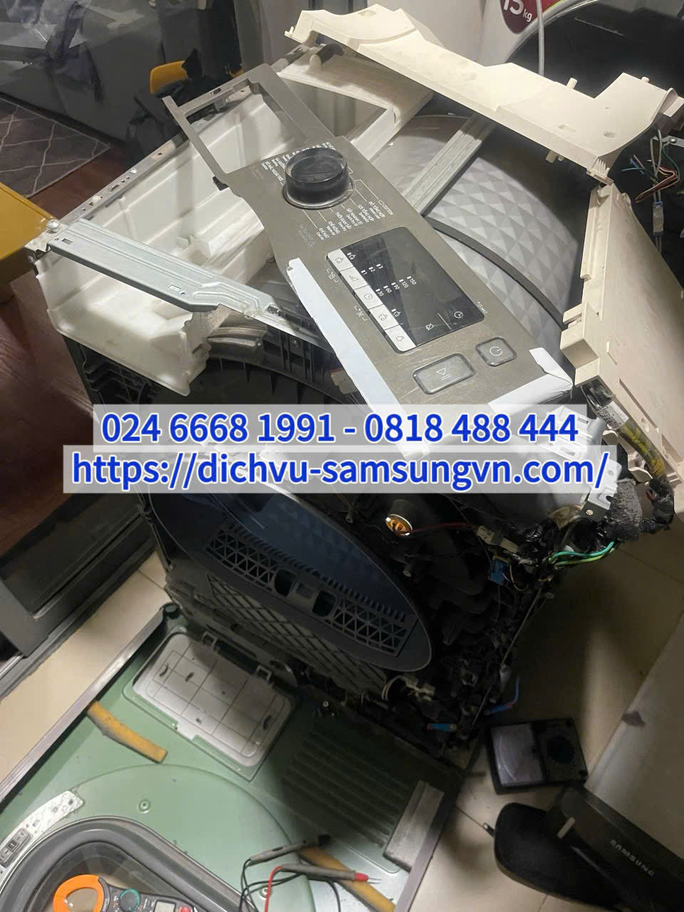 Lỗi E máy giặt samsung cửa ngang ,cửa đứng