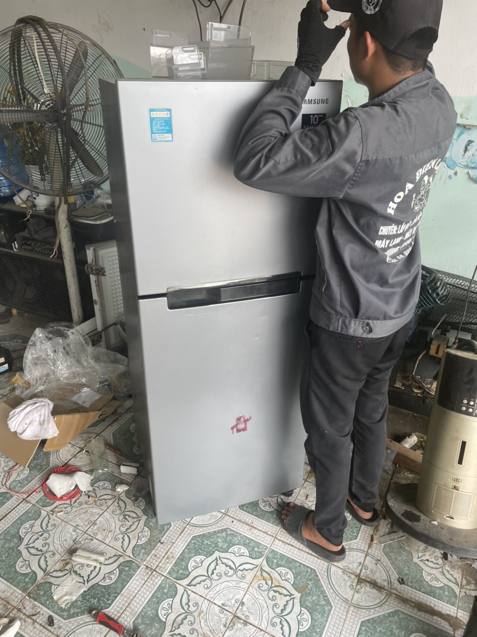 sua tu lanh samsung khong bom nuoc lam da 2